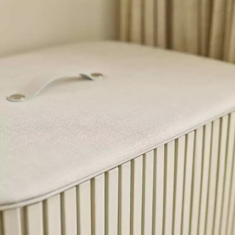Cesto per la biancheria Joseph Joseph Tota Luxe 90L con separazione in bambù - Ecru