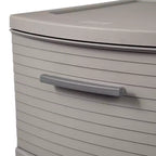 Cassettiera media a 3 cassetti grigio scuro - Brightroom™: Cassetti portaoggetti in plastica, Contenitore universale portatile, Nessun assemblaggio richiesto