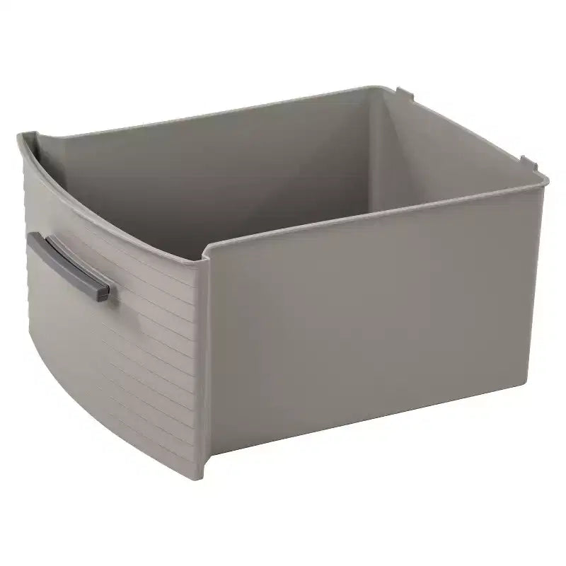 Cassettiera media a 3 cassetti grigio scuro - Brightroom™: Cassetti portaoggetti in plastica, Contenitore universale portatile, Nessun assemblaggio richiesto
