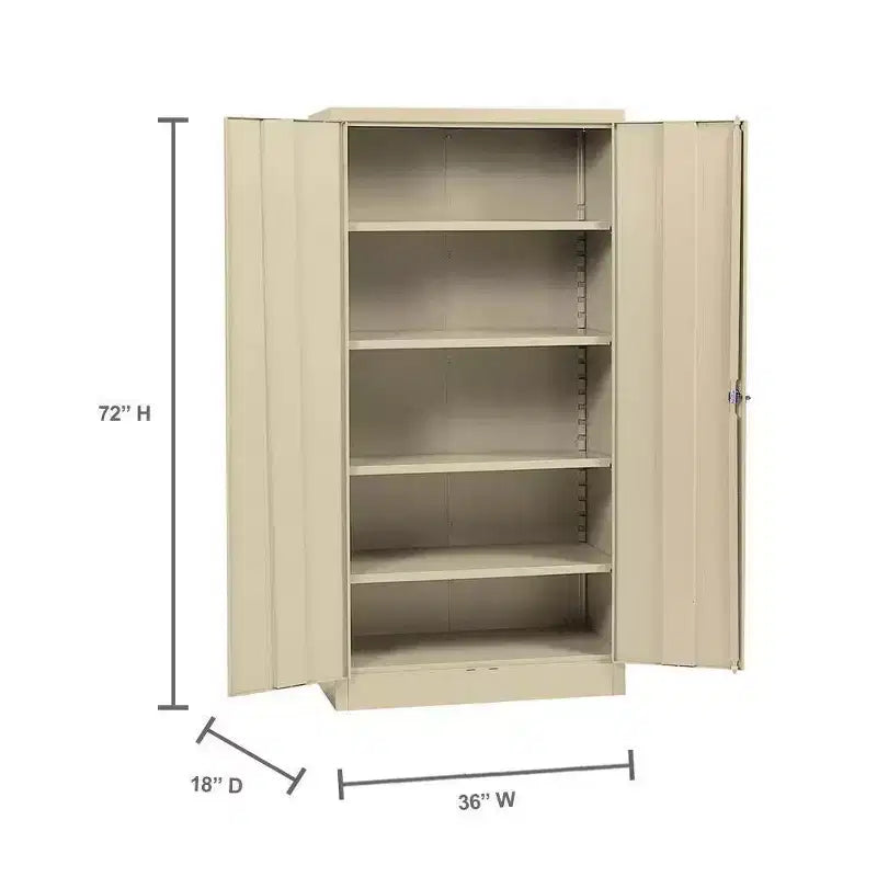 Armadio autoportante in acciaio Edsal 36"Lx18"Px72"H, beige