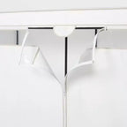Armadio portaoggetti coperto largo 152 cm bianco - Brightroom™: Appendiabiti portatile, telaio in acciaio, è richiesto il montaggio da parte di un adulto