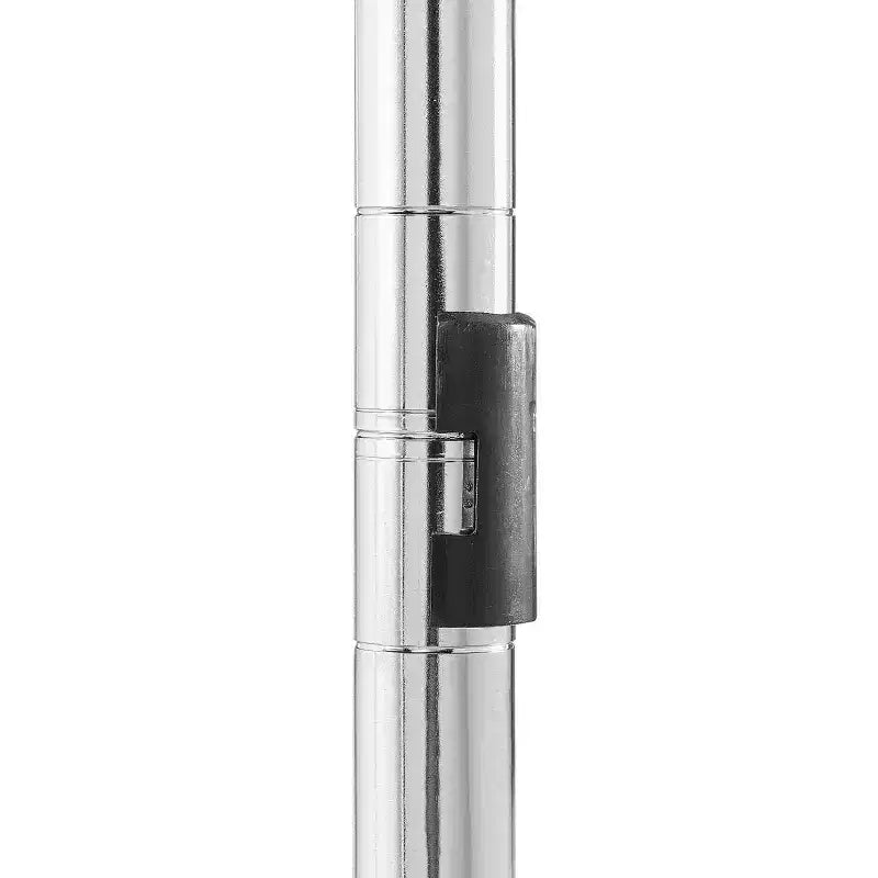 Étagère Whitmor Supreme à 5 niveaux chromée argent : étagère en fil d'acier, unité de rangement métallique, capacité de 793 kg, 91 cm l x 35,5 cm P x 183 cm H
