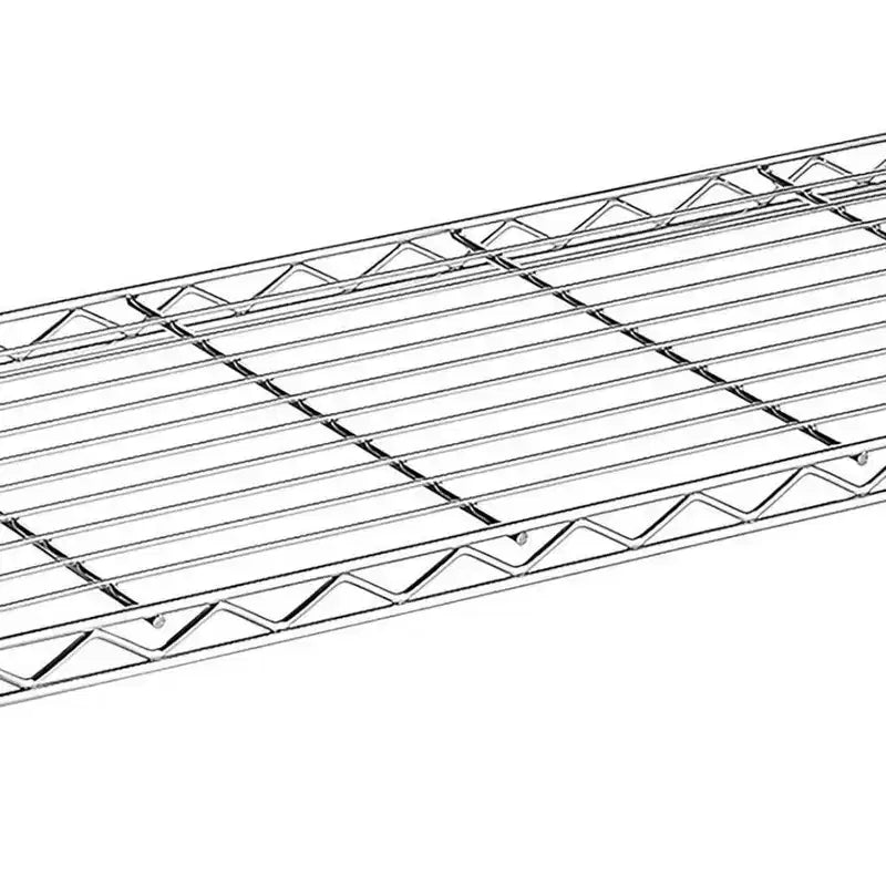 Étagère Whitmor Supreme à 5 niveaux chromée argent : étagère en fil d'acier, unité de rangement métallique, capacité de 793 kg, 91 cm l x 35,5 cm P x 183 cm H