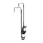 Spectrum Diversified Flower Attaccapanni da Porta con 5 Ganci: Portatutto in Metallo e Legno, Organizzatore Universale Portatile