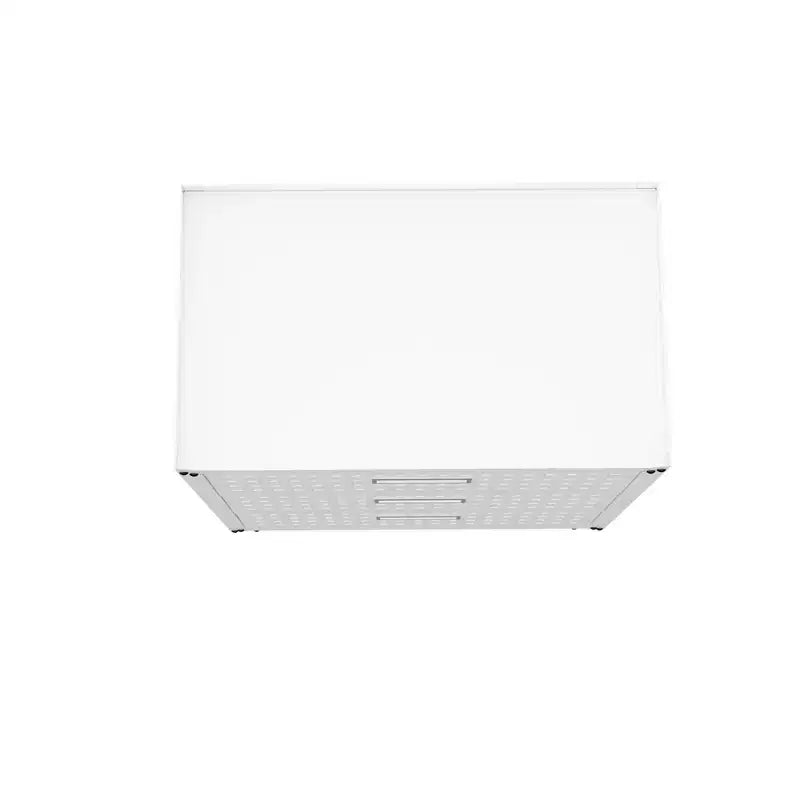 Manhattan Comfort Fortress Set 3.0 Mobile Salvaspazio da Garage con Armadietto e Banco da Lavoro, 3 pz, Bianco