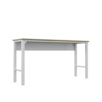 Manhattan Comfort Fortress Set 3.0 Mobile Salvaspazio da Garage con Armadietto e Banco da Lavoro, 3 pz, Bianco