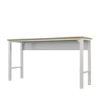 Manhattan Comfort Fortress Set 3.0 Mobile Salvaspazio da Garage con Armadietto e Banco da Lavoro, 3 pz, Bianco
