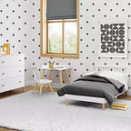 Delta Children Jordan Lettino per Bambini - Bianco: Culla/Lettino Standard, Struttura in Pino, Stile Moderno