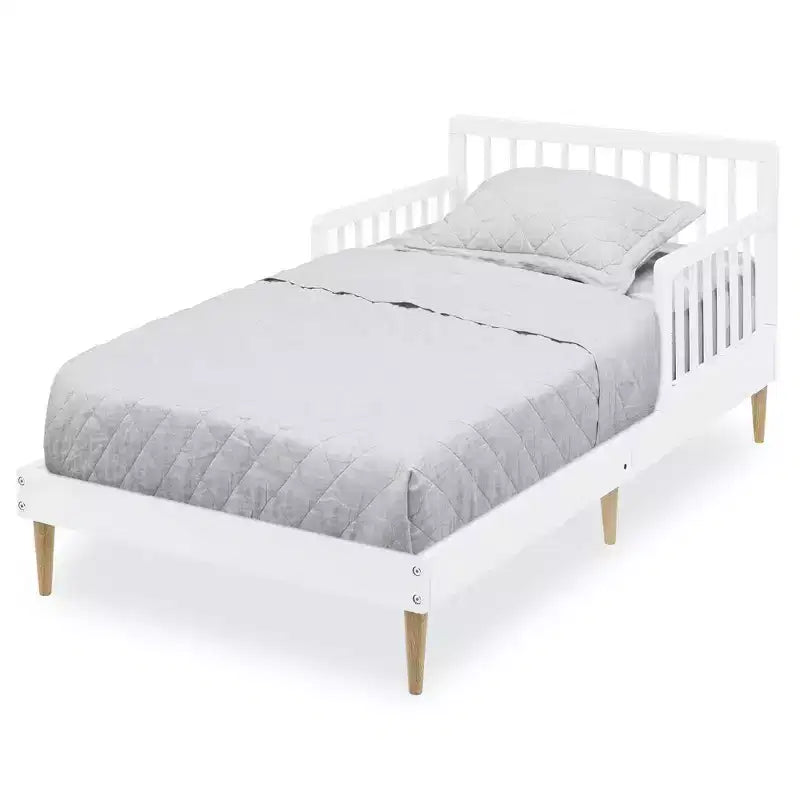 Delta Children Jordan Lettino per Bambini - Bianco: Culla/Lettino Standard, Struttura in Pino, Stile Moderno