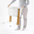 BabyBjorn Baby Cradle - Ivory: Culla/Lettino da affiancare, Moderno, Funzione a dondolo, Facile da trasportare