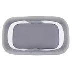 Culla portatile a dondolo 2 in 1 Baby Trend Quick-Fold - Shadow Stone Gray: Design moderno, telaio pieghevole in metallo