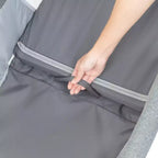 Culla portatile a dondolo 2 in 1 Baby Trend Quick-Fold - Shadow Stone Gray: Design moderno, telaio pieghevole in metallo