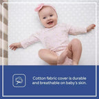 Materasso per culla Sealy Nature Couture Soybean Serenity: Ipoallergenico, con rivestimento impermeabile, rigido, spessore 5 pollici