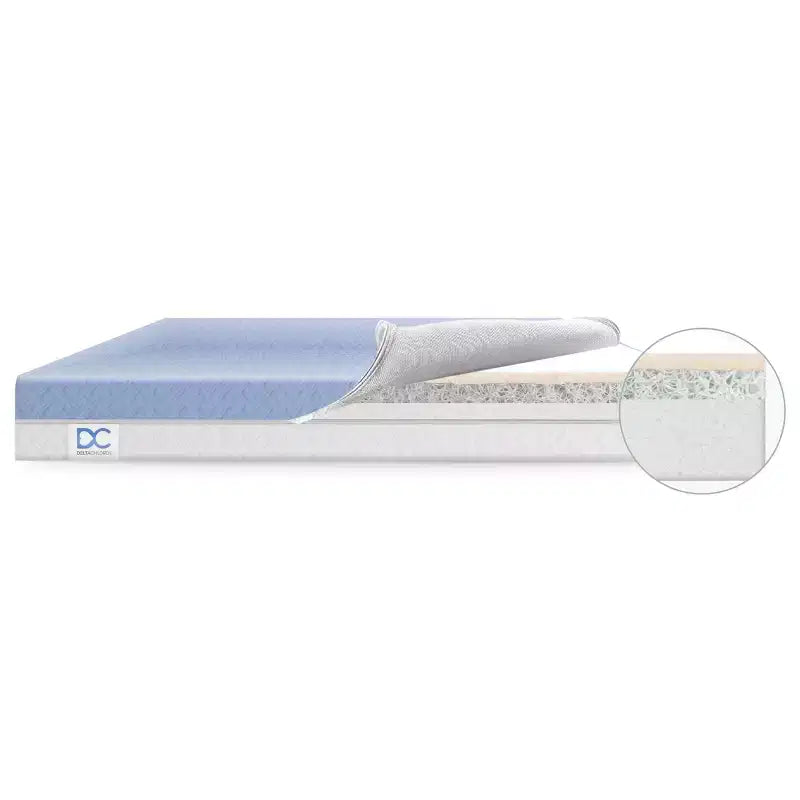 Delta Children Breathe Materasso - Materasso Traspirante per Lettino e Bambini con Cloud Core: 14 cm di Spessore, Ipoallergenico, 5.4 kg
