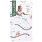 Dream On Me 150 Coil Inner Spring On The Go Crib and Toddler Mattress - White: Hypoallergenic, 2-Stage, Firm Side/Soft Side, 6" Thickness
