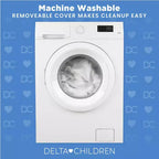 Delta Children Materassino per Culla Mini Traspirante da 10 cm con Cloud Core - Certificazione Greenguard Gold: Sensazione di Fermezza, Design Ibrido, Rivestimento Non Trapuntato