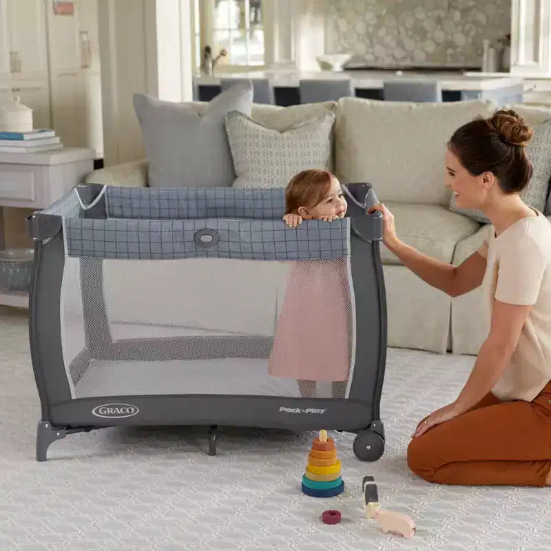Graco Pack 'n Play Day2Dream Travel Bassinet Playard - Lo: Capacità massima di peso 14,5 kg, fasciatoio, borsa per il trasporto