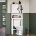Mobiletto da bagno salvaspazio RiverRidge Monroe da posizionare sopra il WC, con ripiano regolabile - Bianco