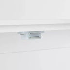 RiverRidge Ashland Armadietto stretto per bagno e lavanderia a un'anta con cassetto e ripiani regolabili - Bianco