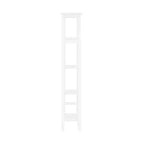 Dover Organizer sopra il WC con mensole laterali bianco - Alaterre Furniture