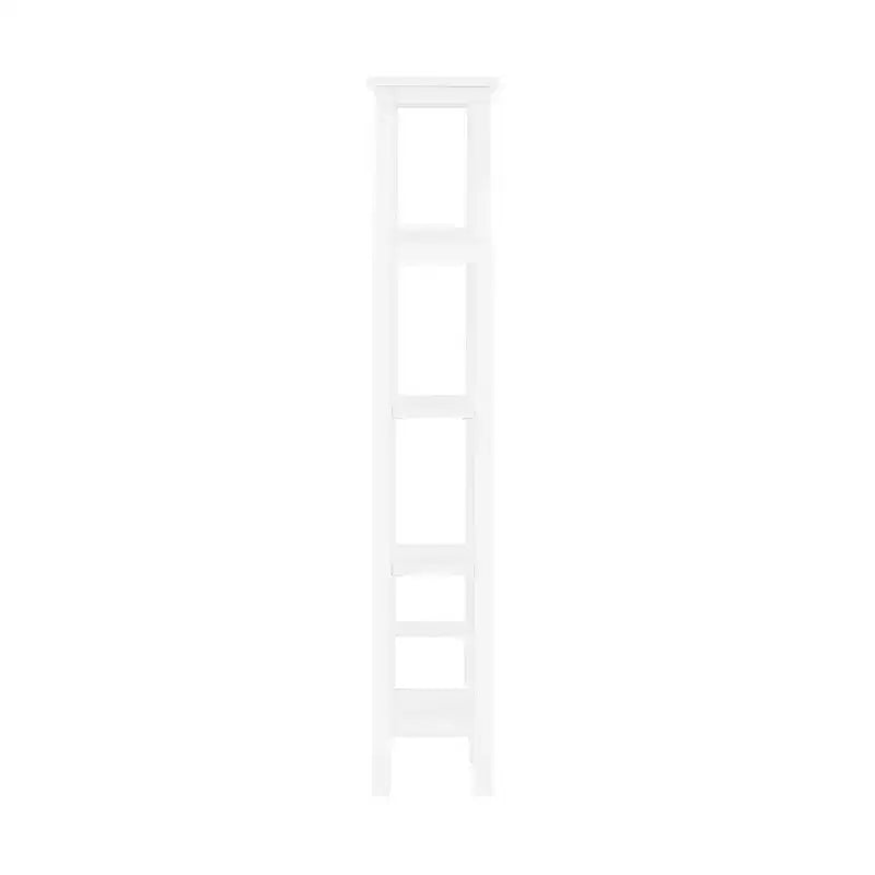 Dover Organizer sopra il WC con mensole laterali bianco - Alaterre Furniture