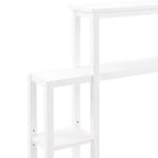 Dover Organizer sopra il WC con mensole laterali bianco - Alaterre Furniture