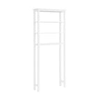 Dover Organizzatore da sopra il WC con ripiani aperti Bianco - Alaterre Furniture