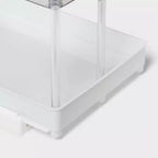 Vassoio lungo scorrevole con contenitore trasparente - Brightroom™