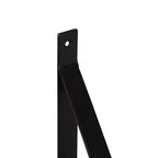 (Set di 2) Mensole da parete in legno e metallo Sudbury 12,7 x 25,4 cm, bianco/nero - Kate & Laurel All Things Decor: Mensole fluttuanti moderne