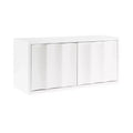 Kate & Laurel All Things Decor 30"x10"x14" Sartell Scallop Wall Cabinet White