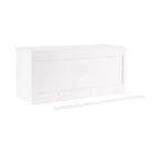 Kate & Laurel All Things Decor 30"x10"x14" Armadietto a Muro con Scallop Sartell Bianco