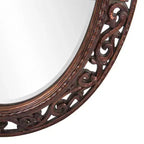Specchio da parete e d'accento veneziano Allure Howard Elliott 48"x14": Stile moderno, cornice in vetro, nessun assemblaggio richiesto