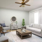 Specchio da Parete Rustico in Legno per Mare con Corde Intrecciate Bianco - Olivia & May: Decorazione Nautica da Spiaggia, Nessun Assemblaggio Richiesto