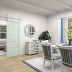 Specchio da Parete Rustico in Legno per Mare con Corde Intrecciate Bianco - Olivia & May: Decorazione Nautica da Spiaggia, Nessun Assemblaggio Richiesto