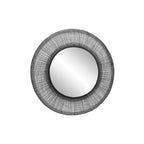Metal Starburst Wall Mirror Black - Olivia & May