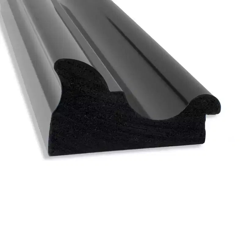 Specchio a figura intera per porta, 20" x 54", non bisellato, nero coloniale - Amanti Art: include ferramenta per il montaggio, cornice in polistirolo