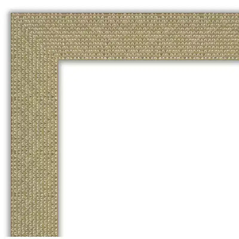 Specchio da parete dorato a mosaico non smussato da 40" x 28" - Amanti Art