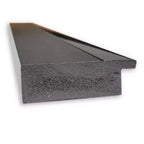 Specchio da Parete per Bagno 31"x31" Senza Bisello Tuxedo Black - Amanti Art: Quadrato Moderno, Cornice in Polistirene