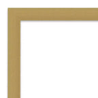 Specchio da parete Amanti Art Grace da 76 x 76 cm, non smussato, oro spazzolato: quadrato moderno, cornice in polistirene