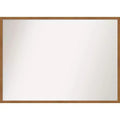 39" x 28" Non-Beveled Carlisle Blonde Narrow Wood Wall Mirror - Amanti Art