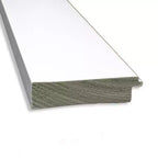 Specchio intero da appoggio da 30" x 66" bianco non smussato per armadio - Amanti Art
