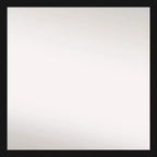 28" x 28" Non-Beveled Avon Black Narrow Wall Mirror - Amanti Art