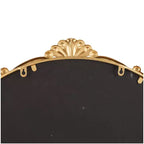 Specchio da parete rotondo in metallo barocco ornato Olivia & May 32"x30": Nessun assemblaggio, Stile vintage, Montaggio a parete