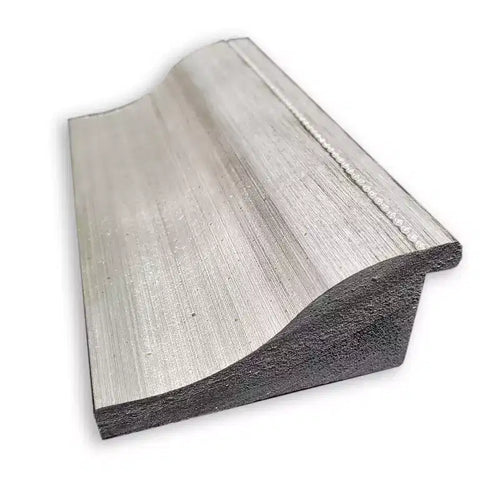 Specchio da parete argento per salone 43" x 32" senza bordo smussato - Amanti Art