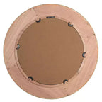 Specchio da parete con cornice in tessuto naturale Bamboo Breeze Marrone - StyleCraft