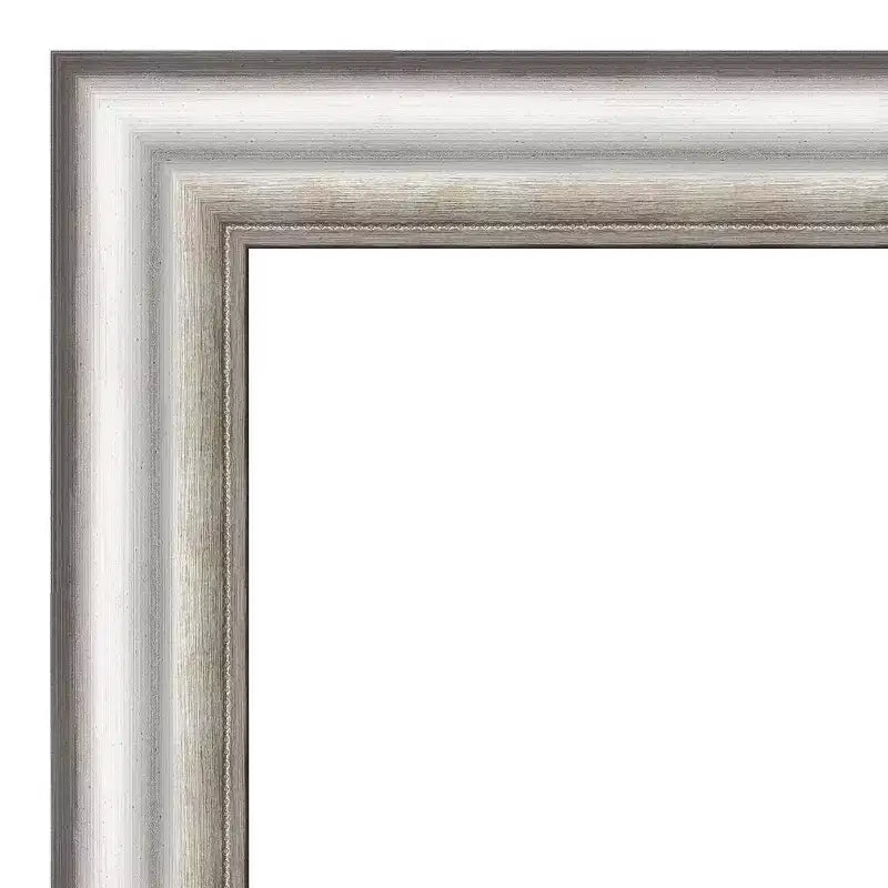 Specchio da Parete con Cornice per Salone Amanti Art Argento 25" x 25"