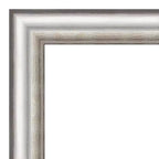 Specchio da Parete con Cornice per Salone Amanti Art Argento 25" x 25"
