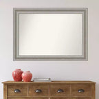 Specchio da Parete Parlor Non Smussato 42" x 30" color Argento - Amanti Art