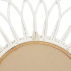 Olivia & May Wood Starburst Wall Mirror Set of 3 White: Stile Tradizionale, Nessun Assemblaggio Richiesto, Include Hardware di Montaggio