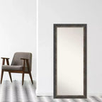 Specchio a figura intera da appoggio a parete Amanti Art, 74 x 165 cm, non smussato, rustico in corteccia